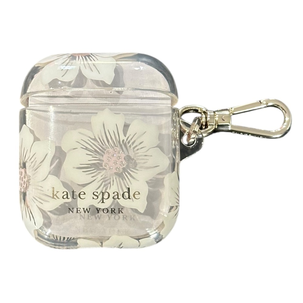 Kate Spade New York Scattered Flowers Airpods 1st & 2nd Gen Case Cover NWT